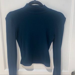 Dark Green/Turquoise Turtle Neck